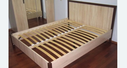 Сборка двухспальной кровати. Ховрино